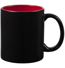 Кружка-хамелеон On Display, матовая, черная с красным