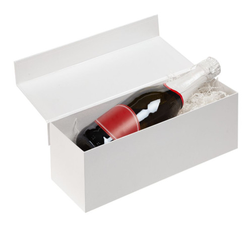 Коробка под бутылку Color Jacket, белая