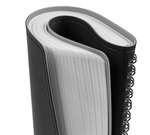 Ежедневник Spring Shall, недатированный, черный с серым