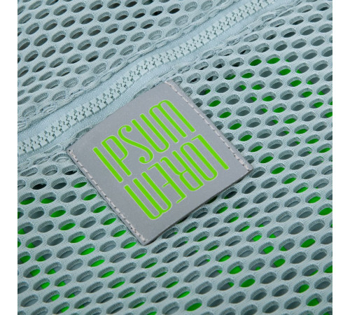 Лейбл светоотражающий Tao, L, серый