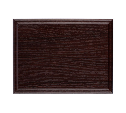 Плакетка Plaque, малая, вишня с золотистой пластиной