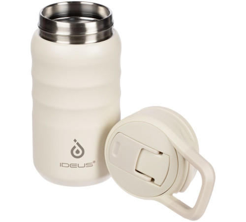 Термобутылка Fujisan 2.0, белая (молочная)