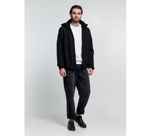 Куртка софтшелл мужская Zagreb, черная