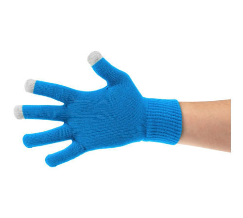 Перчатки сенсорные Urban Flow, ярко-голубые