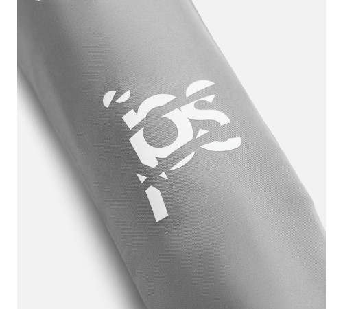 Зонт складной Hard Work с проявляющимся рисунком, серый