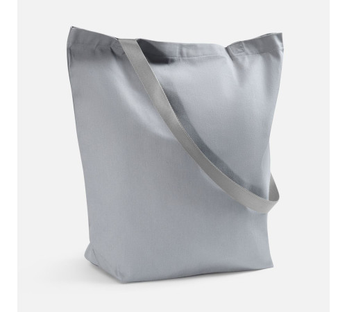 Шопер B5, серый с серыми ручками