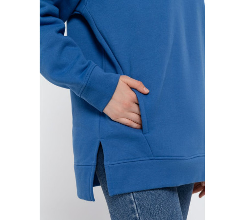 Худи оверсайз унисекс Tolla, синее (джинс)