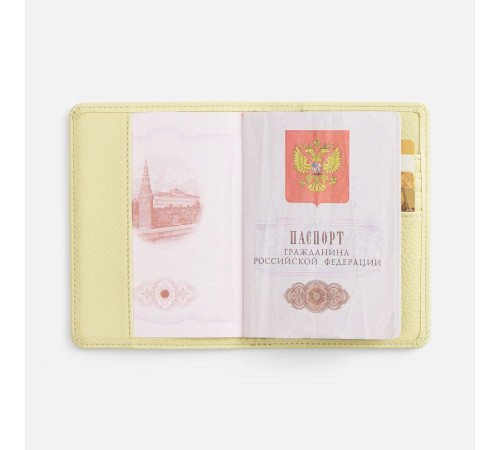 Обложка для паспорта Unison, светло-зеленая