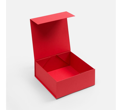 Коробка складная Quadra Fold, красная