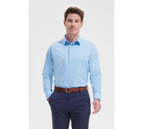 Рубашка мужская с длинным рукавом Brighton, голубая