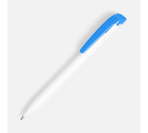 Ручка шариковая Favorite, белая с голубым