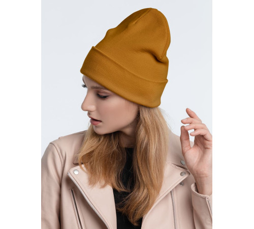 Шапка Real Talk, горчичная