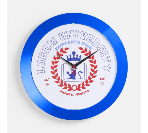 Часы настенные Vivid Large, синие