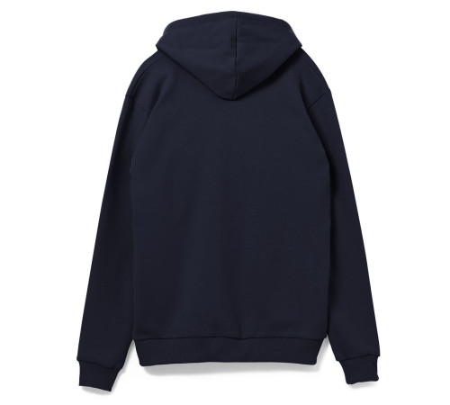 Толстовка на молнии с капюшоном Unit Siverga, темно-синяя