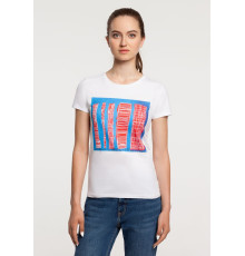 Футболка женская «Небоскребы», белая