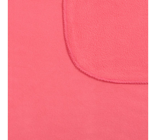 Флисовый плед Warm&Peace, розовый (коралловый)