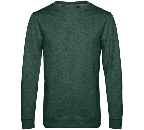 Свитшот унисекс Set In, темно-зеленый меланж