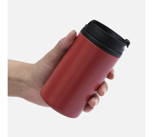 Термостакан Canella, красный матовый