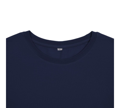 Футболка унисекс оверсайз Crosstown, темно-синяя