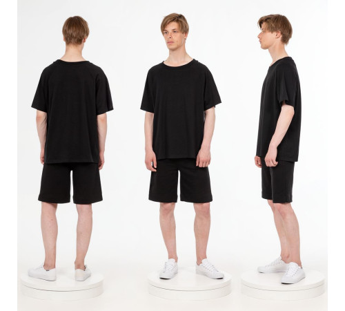 Футболка унисекс оверсайз T2, черная