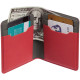 Картхолдер с отделением для купюр Dual, красный