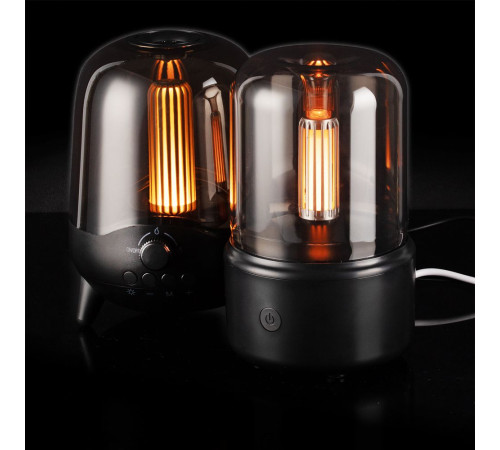 Увлажнитель-ароматизатор с подсветкой mistFlicker, черный