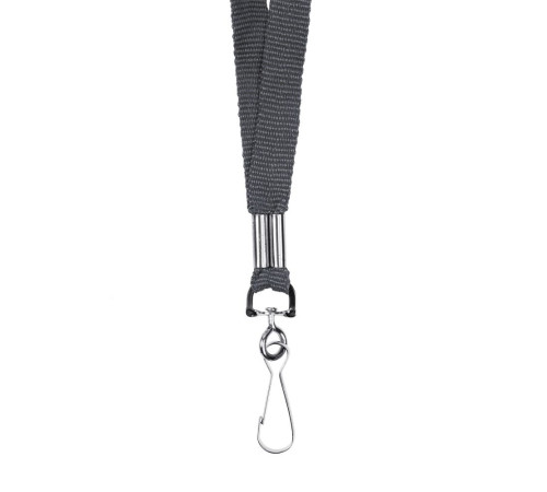 Лента с карабином Colorplan, серая