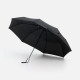 Зонт складной Fiber, черный