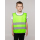 Жилет светоотражающий детский С-2.001Н, желтый неон