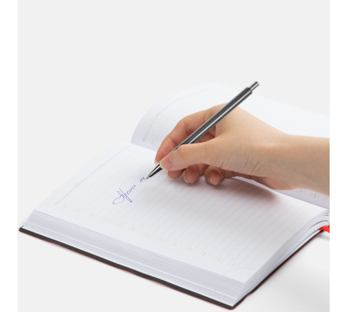 Ручка шариковая Slim Beam, серая