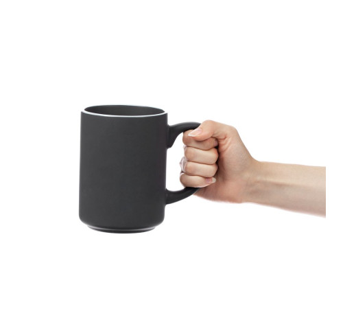 Кружка Mugful, темно-серая (графитовая)