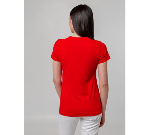 Футболка женская T-bolka Stretch Lady, красная