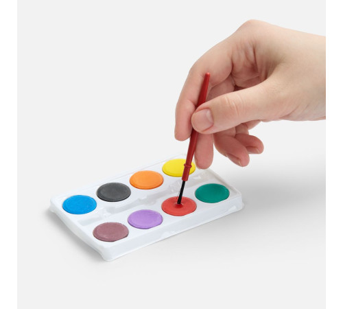 Краски Artmony, 8 цветов с кисточкой