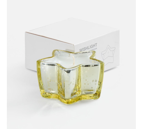 Свеча Wishlight, золотистая