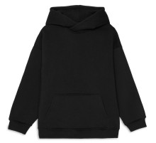 Худи детское оверсайз Junipero, черное