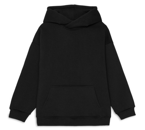 Худи детское оверсайз Junipero, черное