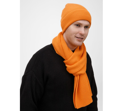 Шарф Nobilis Mono, оранжевый (абрикос)