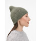 Шапка Catch Match без помпона, зеленая (полынь)