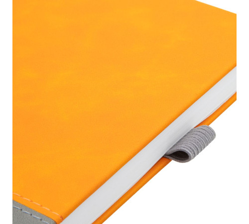 Ежедневник Horizon, недатированный, серый с оранжевым