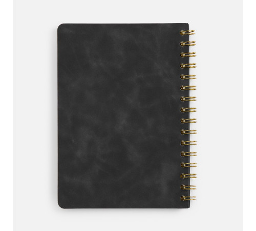 Ежедневник Spiral, недатированный, черный