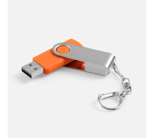 Флешка Twist, оранжевая, 8 Гб
