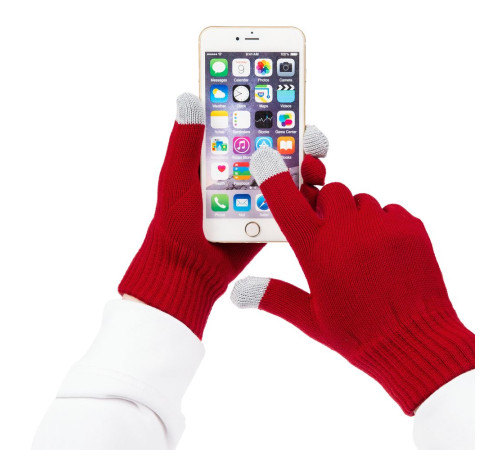 Перчатки сенсорные Real Talk, красные