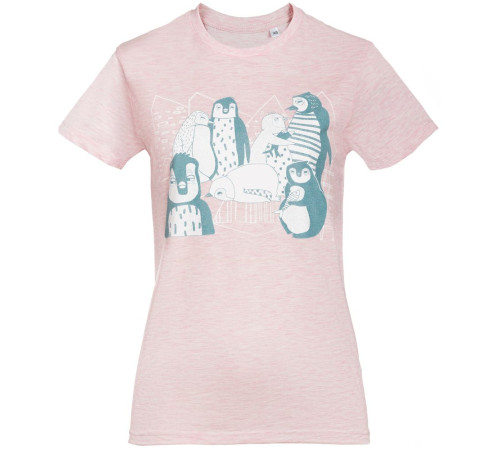 Футболка Ping Win, розовый меланж