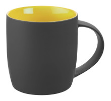 Кружка Surprise Touch с покрытием софт-тач, желтая