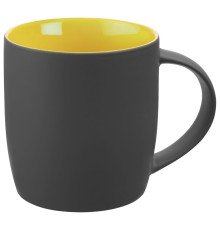 Кружка Surprise Touch с покрытием софт-тач, желтая