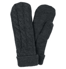 Варежки Heat Trick, темно-серый меланж (асфальт)