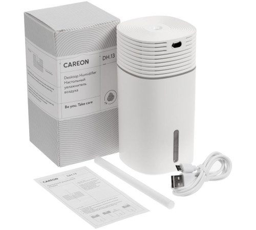 Настольный увлажнитель с подсветкой DH13, белый