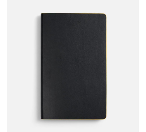 Ежедневник Trait, недатированный, черный с желтым