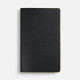 Ежедневник Trait, недатированный, черный с желтым