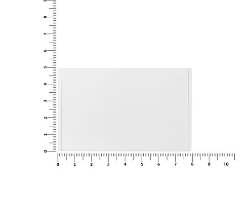 Лейбл из ПВХ Dzeta, ХL, белый